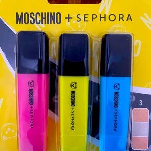 Sephora x Moschino collaboration cheek set!